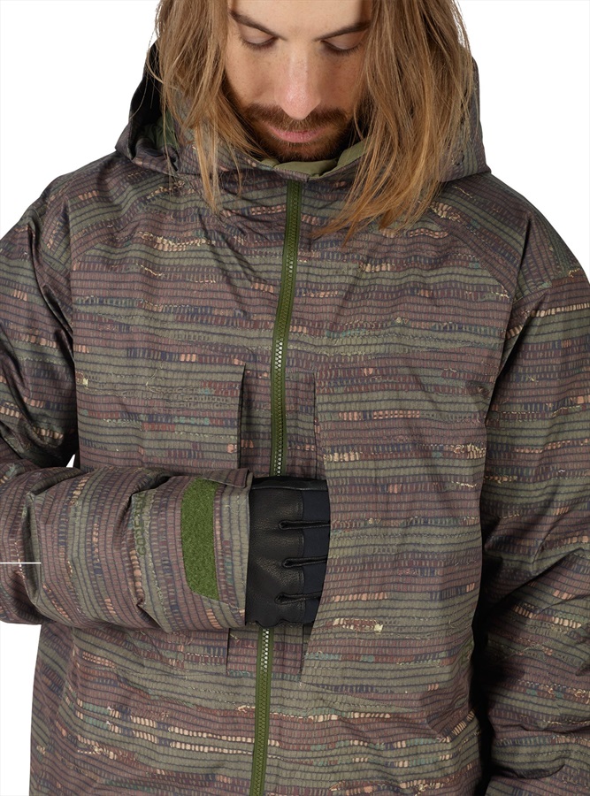 Burton [ak] 2L Down Gore-Tex Ski/Snowboard Jacket, L Shred Camo