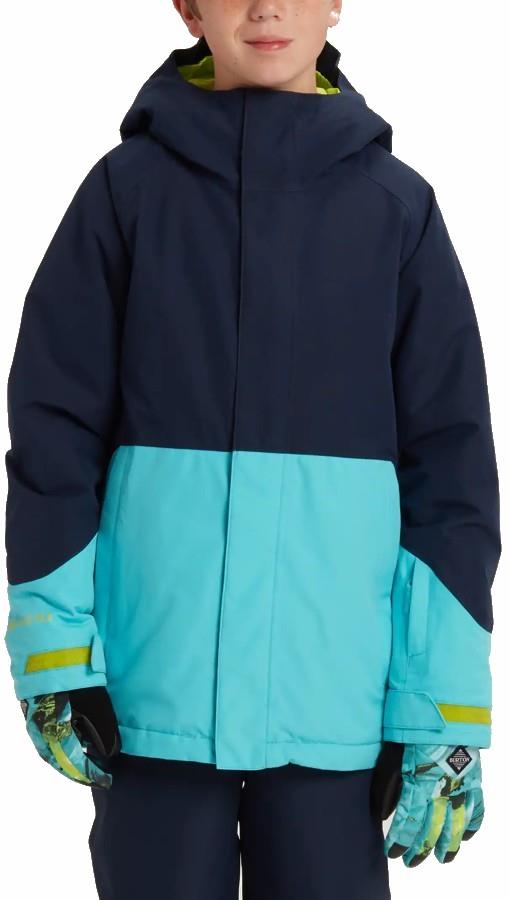 Burton Stark Gore-Tex Youth Snowboard/Ski Jacket, M Dress Blue/Curaca