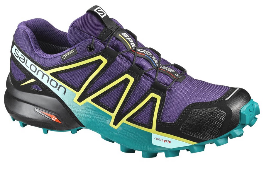 Salomon Speedcross 4 GTX Women's Trail Running Shoe UK 6 Purple