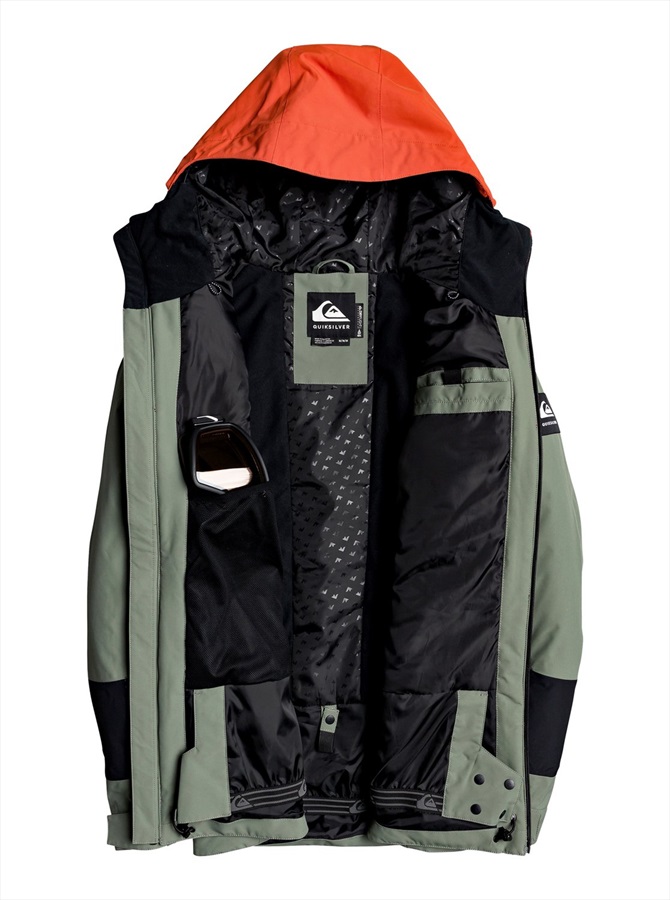 Quiksilver Sycamore Ski/Snowboard Jacket, M Agave Green