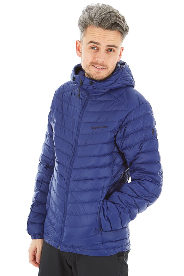 frost down hood jacket blue