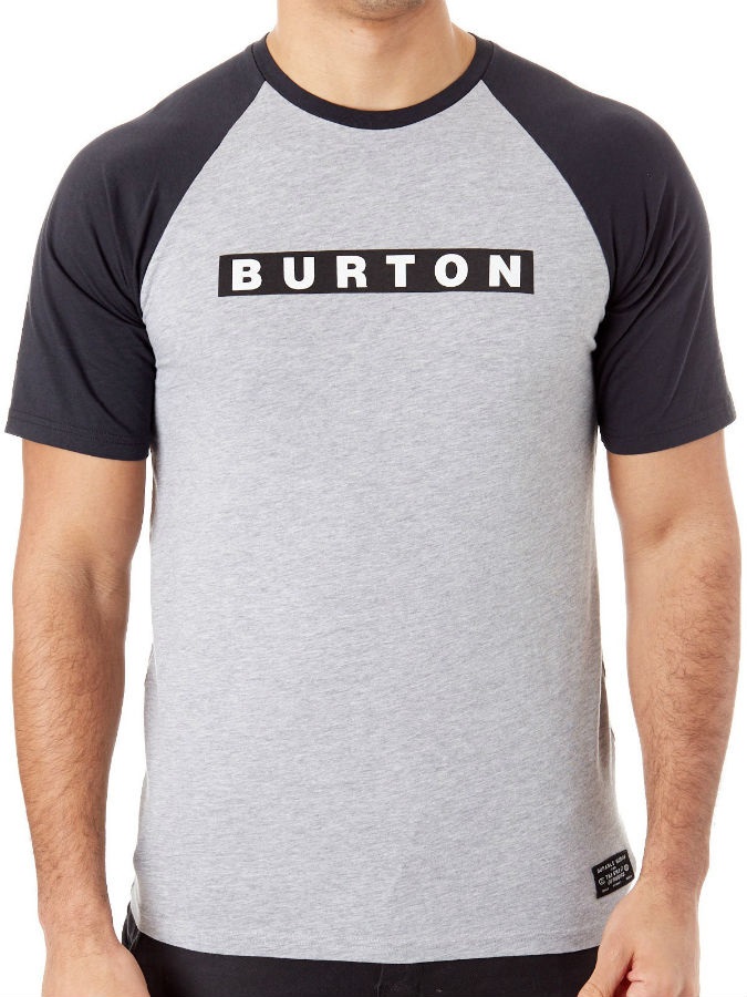 Burton Vault Short Sleeve T Shirt, XS Grey Heather