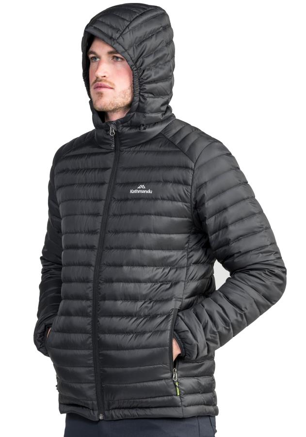 Kathmandu Heli Insulated Hooded Down Jacket, L Black