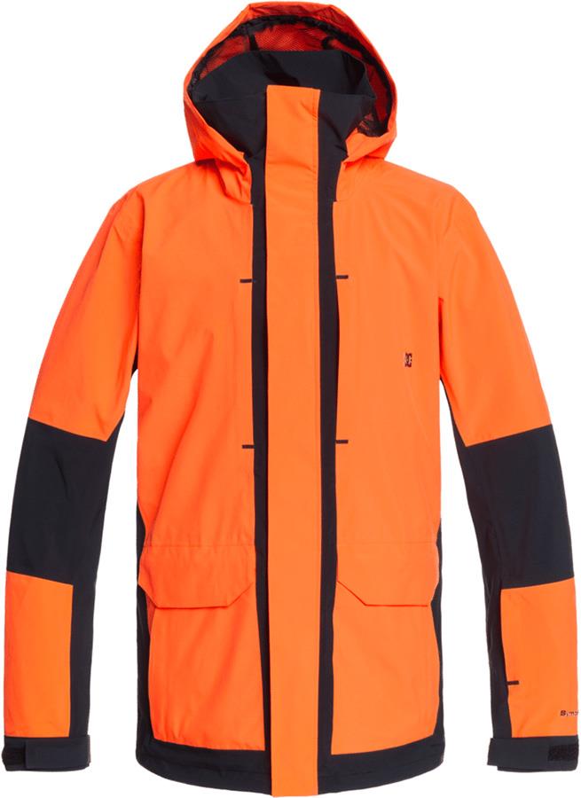 DC Command Ski/Snowboard Shell Jacket, M Shocking Orange