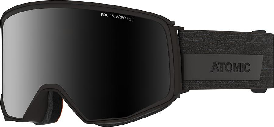 Atomic Four Q Stereo Black Stereo Snowboard/Ski Goggles, L Black