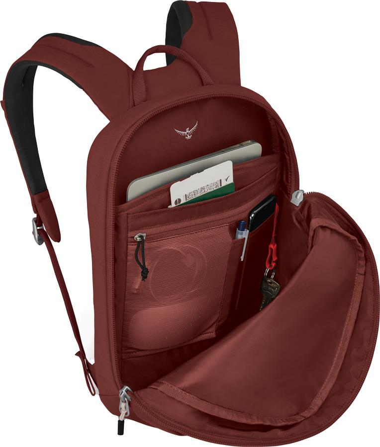 Osprey Arcane Small Day Pack/Everyday Backpack, 10l Acorn Red