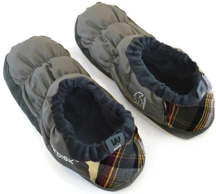 Nordisk Hermod Down Insulated Camping Slippers, UK 6-8 Bungy Cord