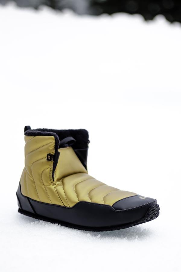 Full Tilt Apres Bootie Claim Insulated Winter Slippers, XL Gold