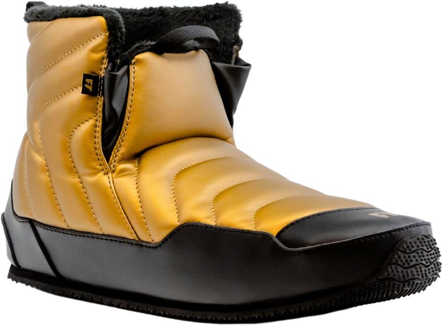 Full Tilt Apres Bootie Claim Insulated Winter Slippers, XS Gold