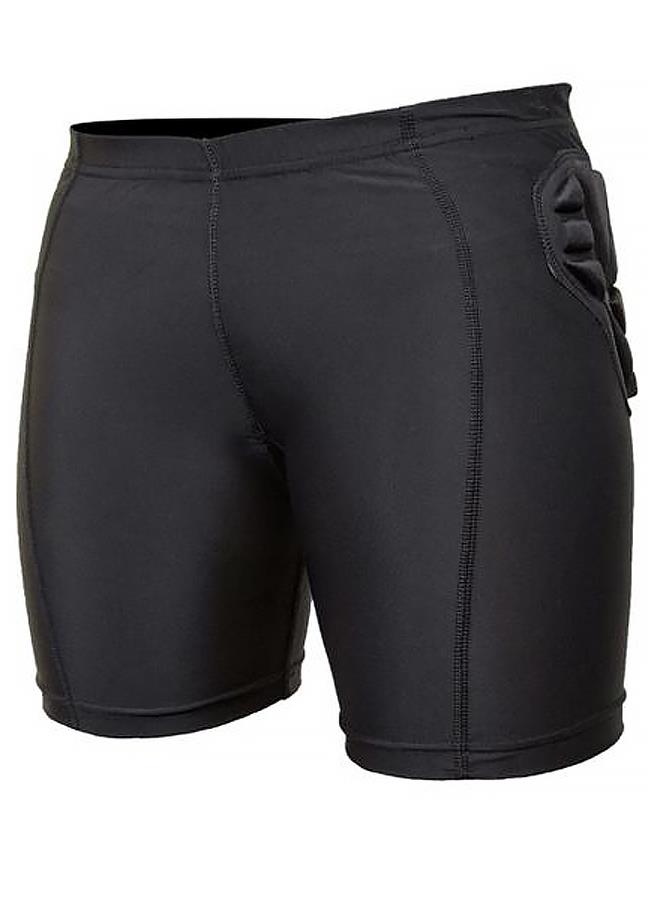 Demon Skinn Compression Womens Ski/Snowboard Impact Shorts, L Black