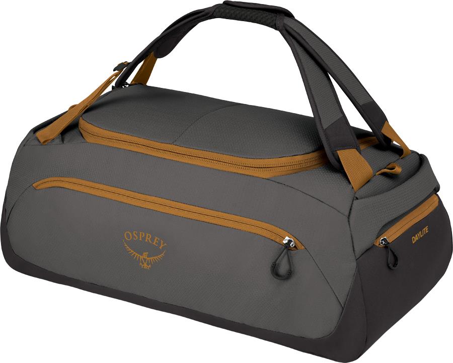 Osprey Daylite Duffel Travel Bag, 45L Ash/Mamba Black