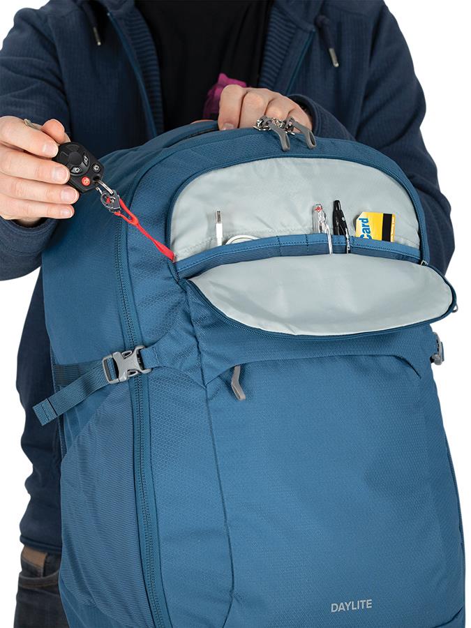 Osprey Daylite CarryOn Travel Backpack, 44L Wave Blue