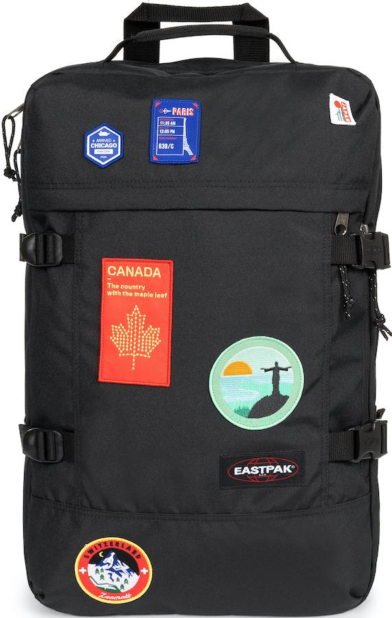 Eastpak Tranzpack Multi Purpose Backpack, 42L Patched Black