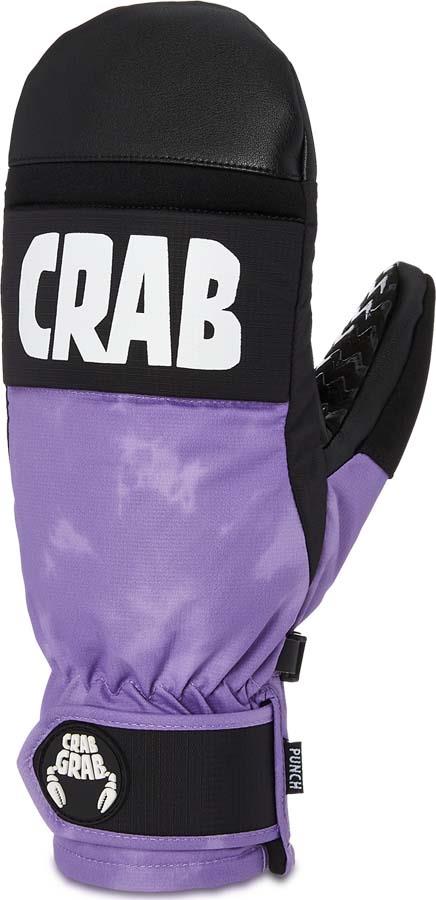 Crab Grab Punch Mitt Ski/Snowboard Mittens, L Baby Violet
