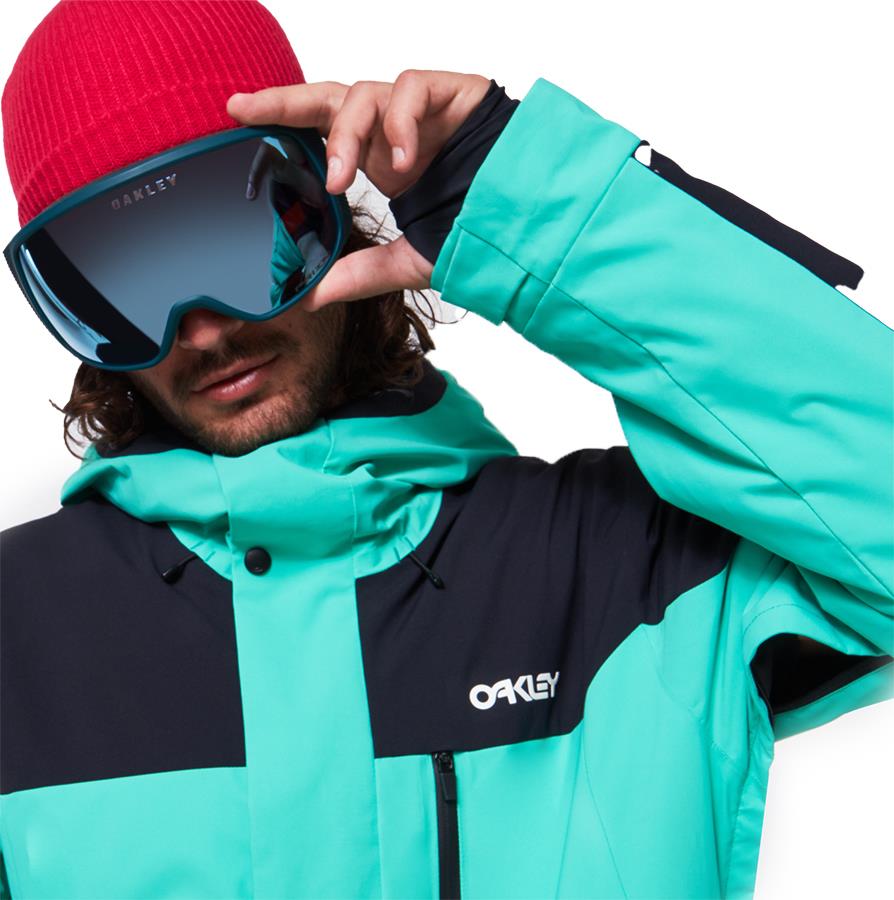 Oakley TNP BZI Men's Ski/Snowboard Jacket, L Black/Mint