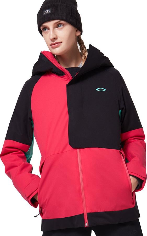 Oakley Camellia Shell Women's Ski/Snowboard Jacket, S Black/Rubine