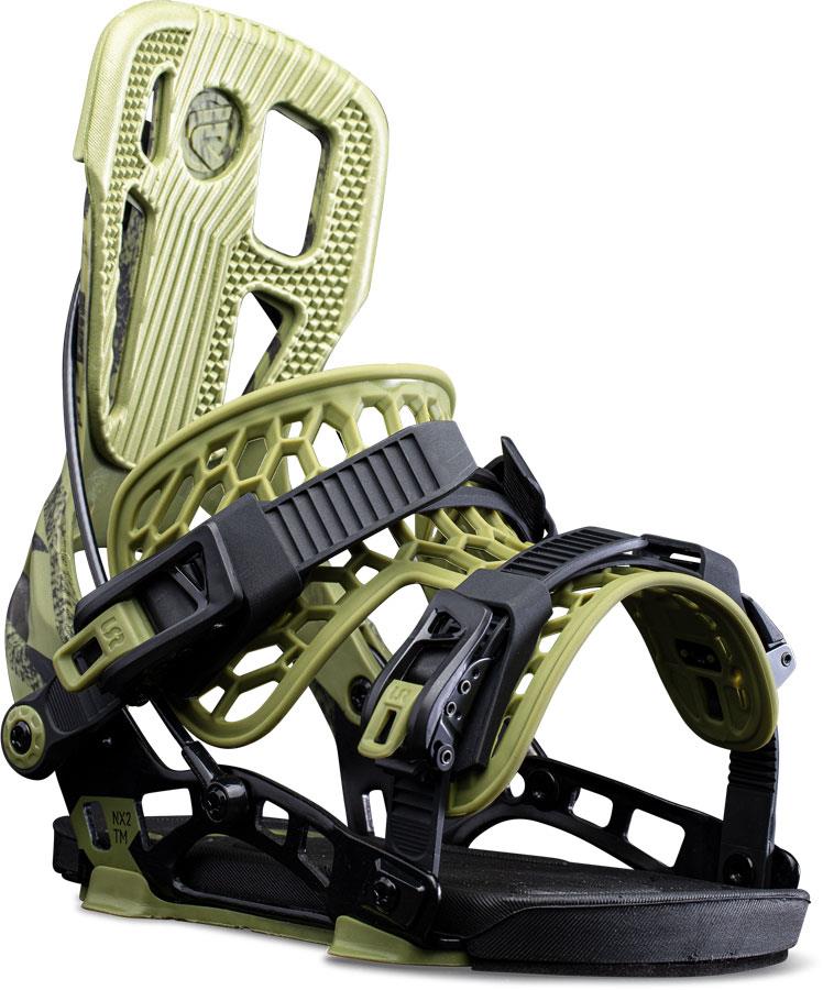 Flow NX2-TM Fusion Step In Snowboard Bindings, L Camoss 2022