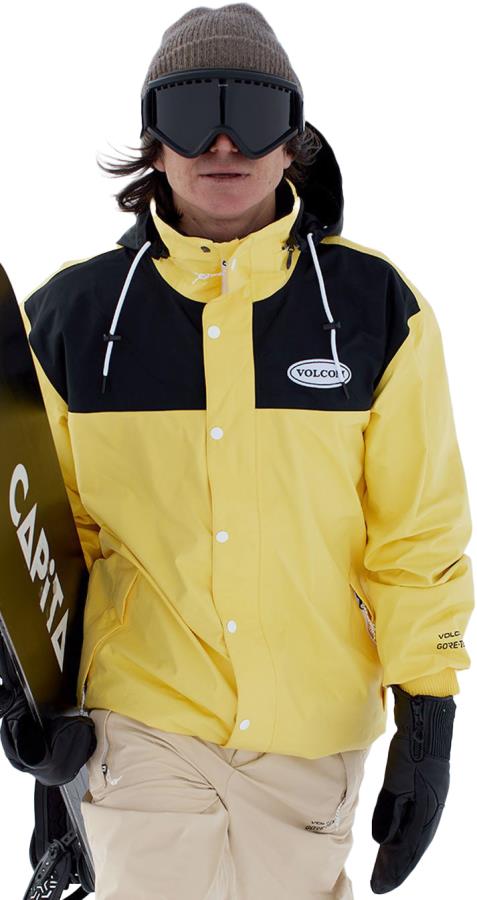 Volcom Longo Gore-Tex Snowboard Jacket M Faded Lemon