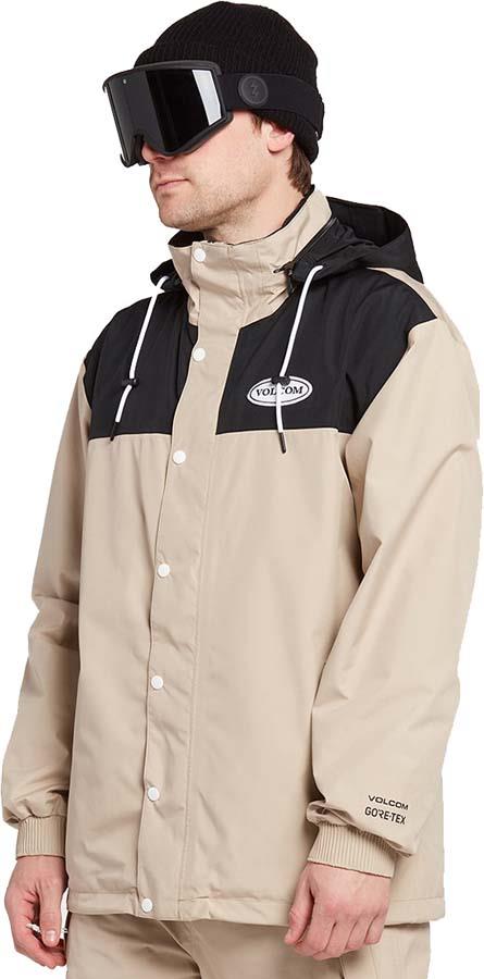 Volcom Men's Arthur Longo Waterproof GTX Snowboard Jacket, XL Khaki