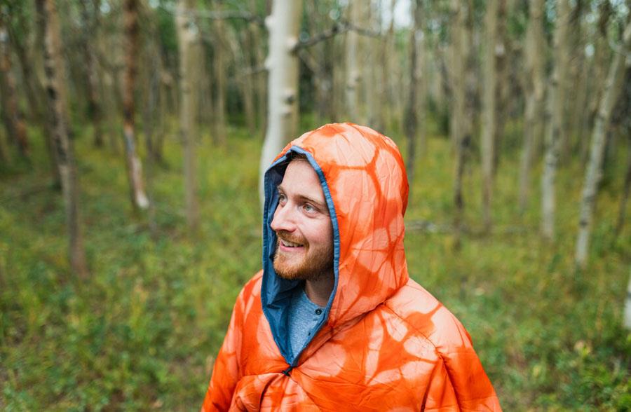 Kelty Hoodligan Blanket Hooded Thermal Camping Poncho, Trellis
