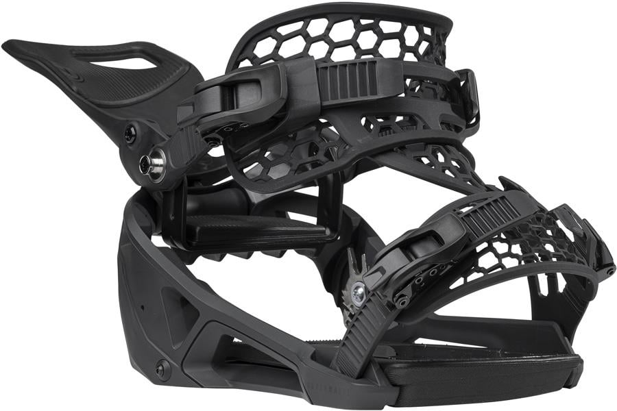 Nidecker Supermatic Step In Snowboard Bindings, Xl Black