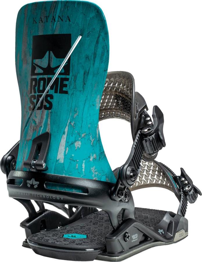 Rome Katana Snowboard Bindings, M/L Emerald 2021