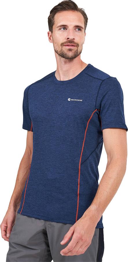 Montane Dart Technical Short Sleeve T-Shirt, M Antarctic Blue