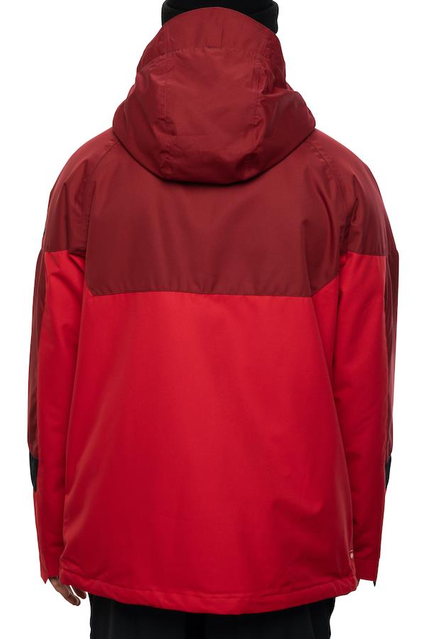 686 Static Insulated Snowboard/Ski Jacket, M Red Colorblock