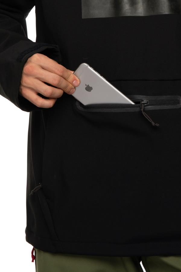 686 Waterproof Hoodie Snowboard/Ski Jacket, M Black