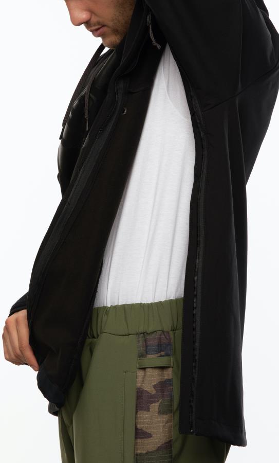 686 Waterproof Hoodie Snowboard/Ski Jacket, S Black