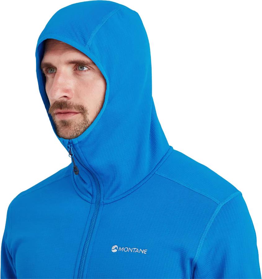 Montane Adult Unisex Protium Full-Zip Fleece Hoodie, Uk S Astro Blue