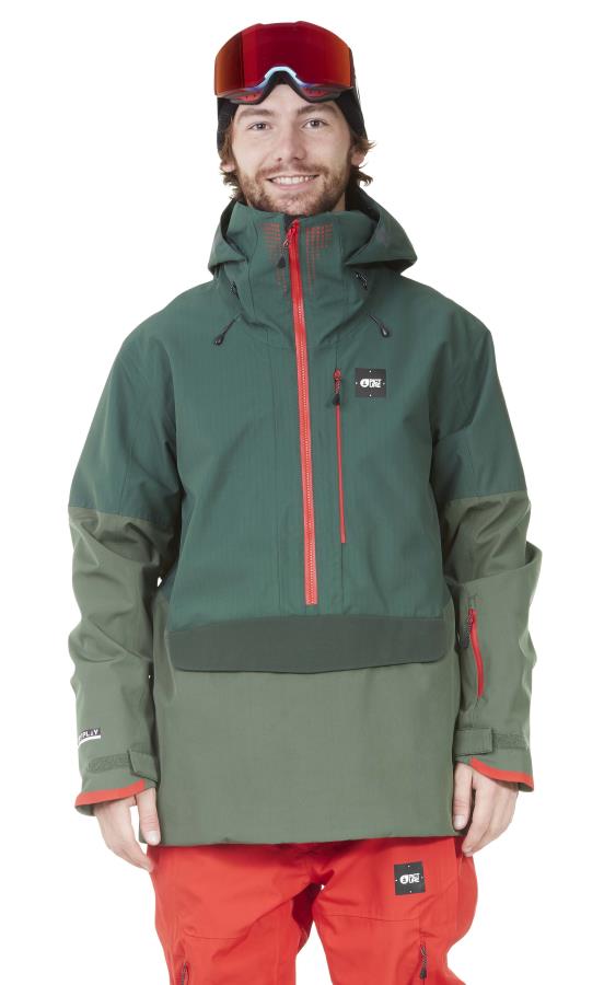 forest green snowboard jacket
