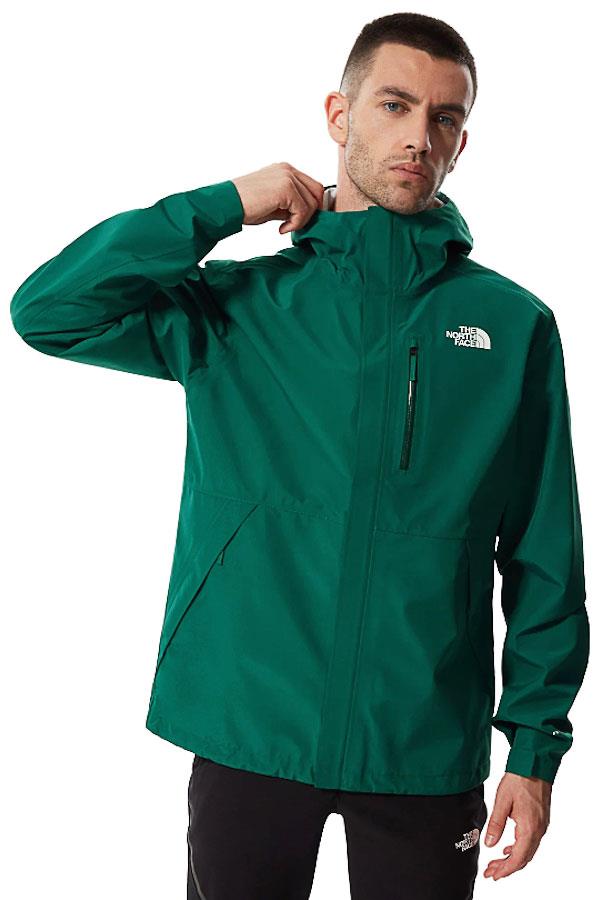 north face dryzzle jacket green