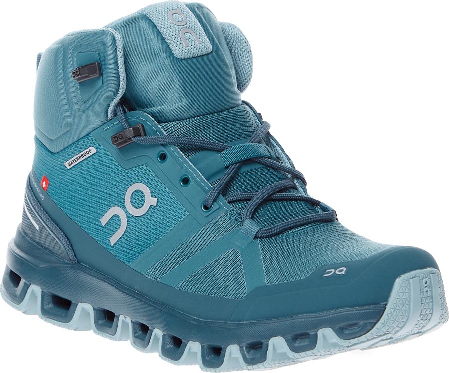 On Cloudrock Waterproof Women's Hiking Boots, UK 4 Storm/Wash