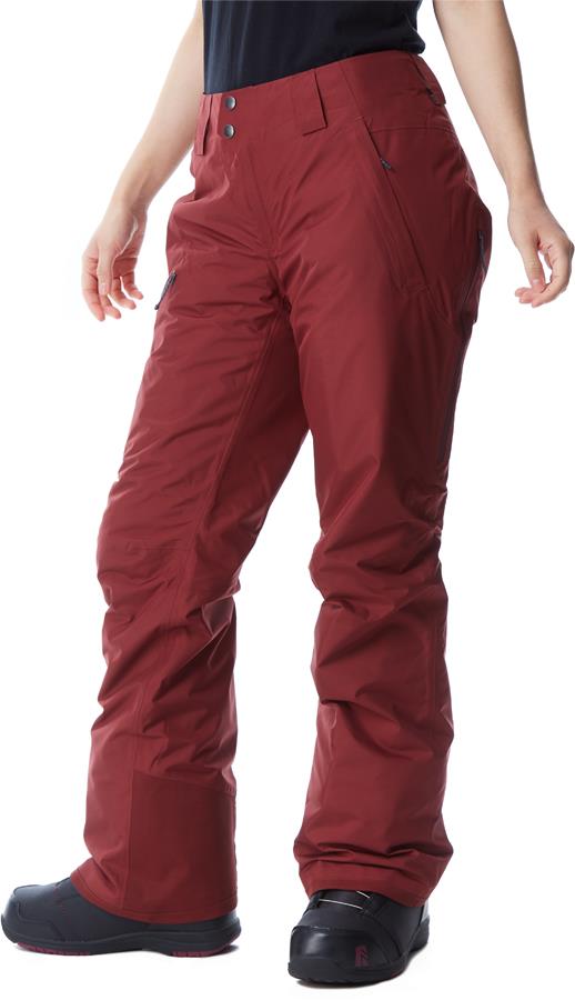 Patagonia Powder Town Women's Insulated Snow/Ski Pants Uk 1416 Red