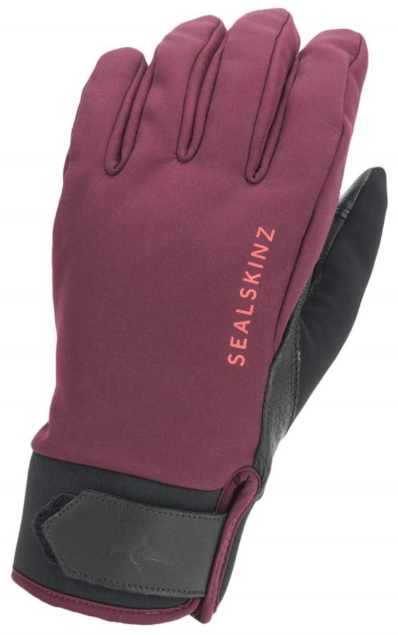 SealSkinz All Weather Waterproof Women's Insulated Gloves S Red/Black