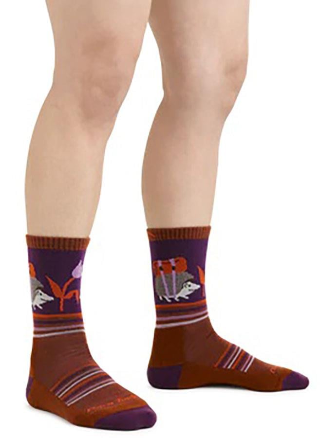 Darn Tough Critter Club Micro Crew LW Women's Hiking Socks, L Acorn