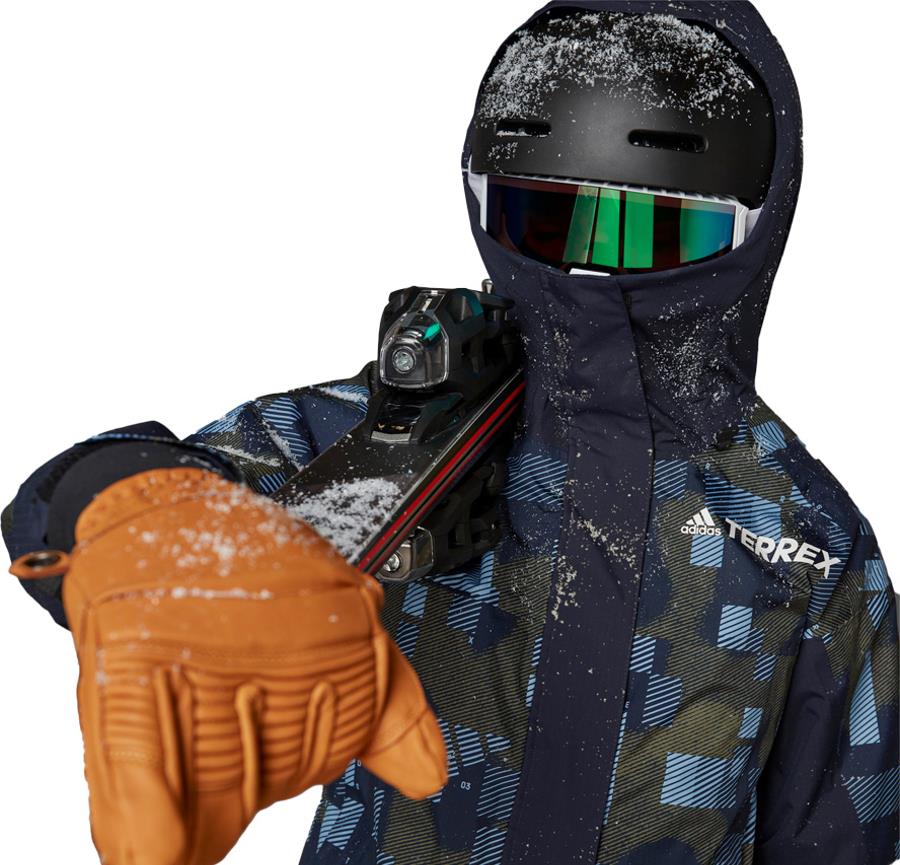 Adidas Terrex Resort 2L Women's Snowboard/Ski Jacket, UK 4-6 Olive