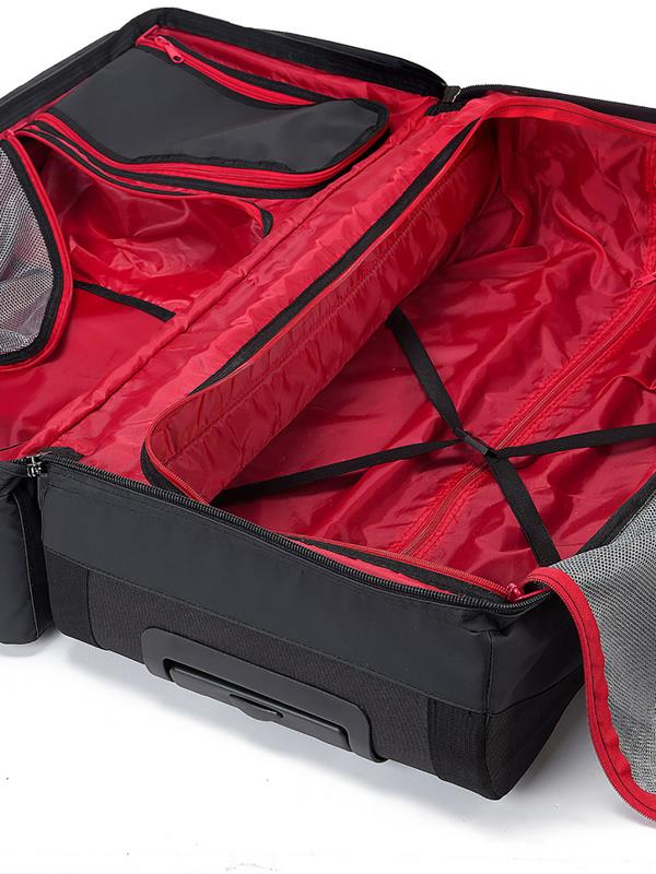 Surfanic Maxim 100L Heavy Duty Roller Bag Wheeled Luggage Black