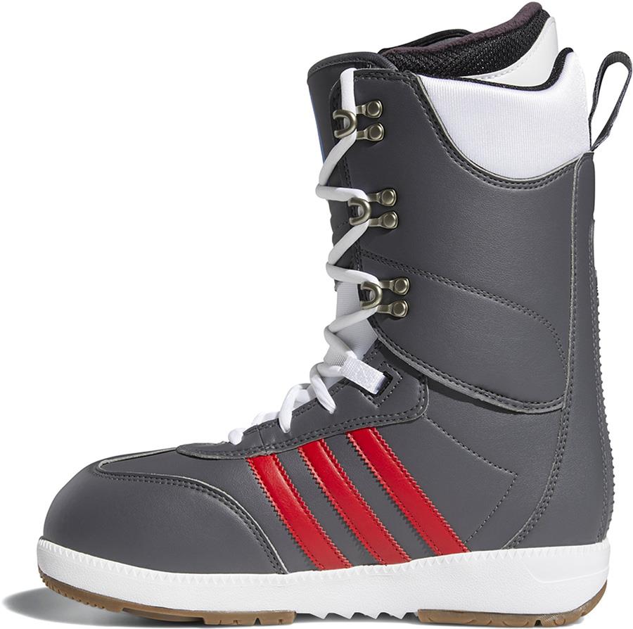 Adidas Samba ADV Snowboard Boots, UK 8 Grey Five/Scarlet/Gold 2022