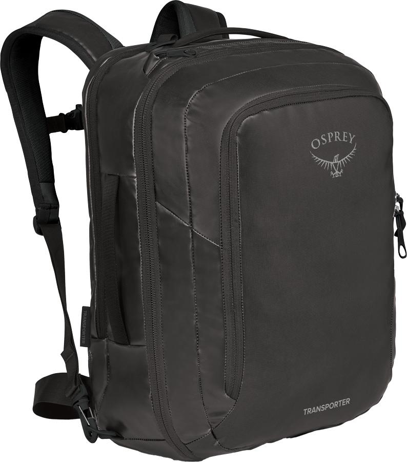 Osprey Transporter Global CarryOn Bag O/S Travel Backpack, 36L Black