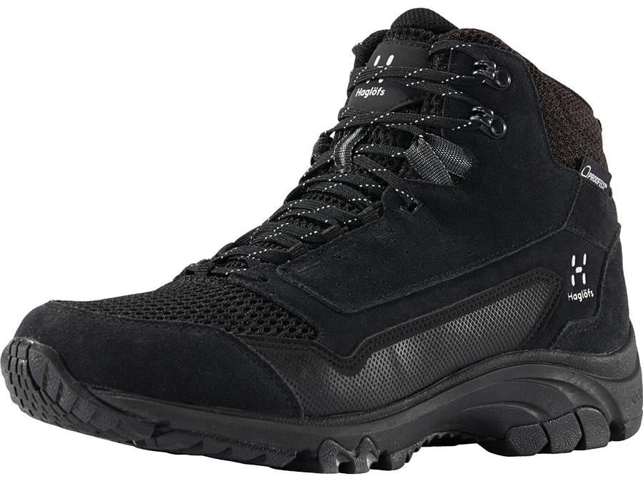 Haglofs Skuta Mid Proof Eco Men's Hiking Boots, UK 7.5 True Black