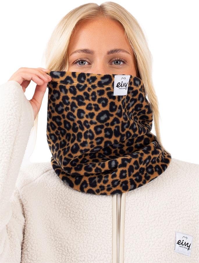 Eivy Tubular Women's Fleece Snowboard/Ski Neckwarmer, O/S Leopard