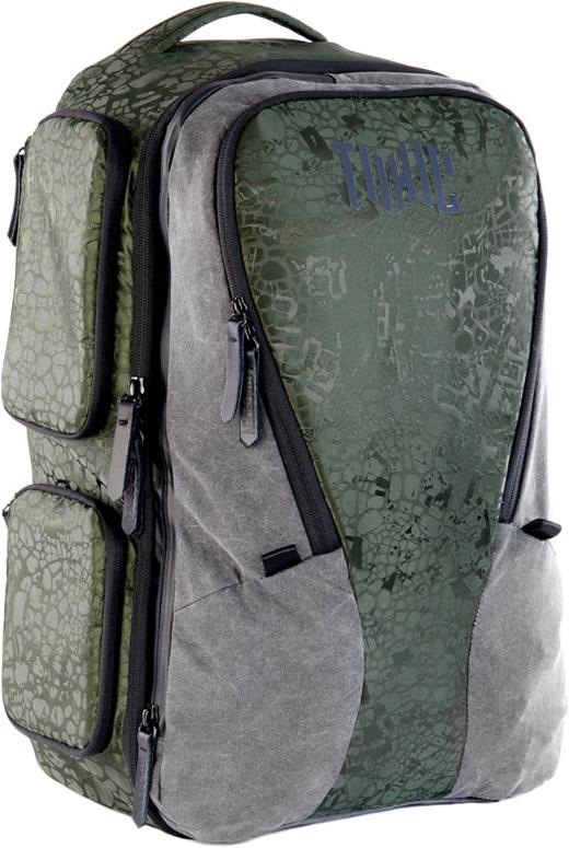 Morally Toxic Valkyrie Camera Backpack, 25L Emerald Green