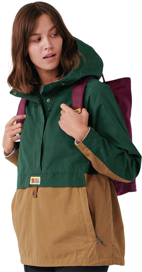 Fjallraven Vardag Anorak Women's Softshell Jacket, UK 14 Arctic Green