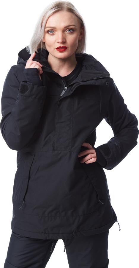 Volcom Fern GoreTex Pullover Womens Ski/Snowboard Jacket UK 10 Black