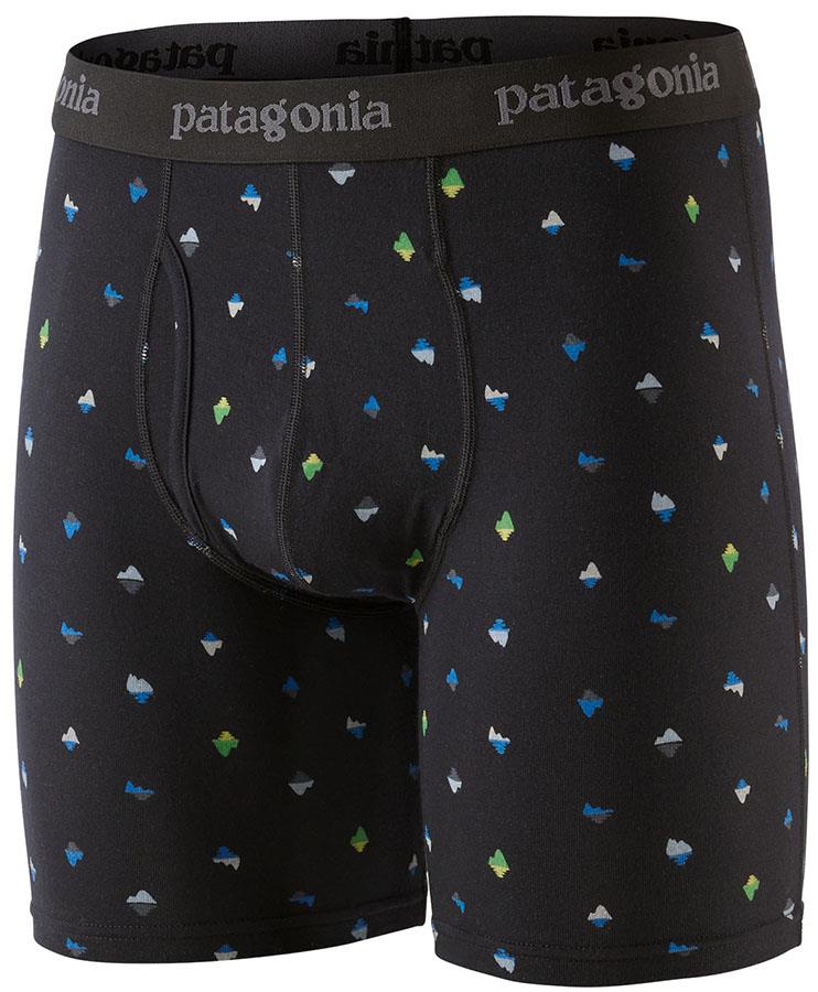 Patagonia Men's Essential Boxer Briefs 6" Underwear, L Ink Black 2022
