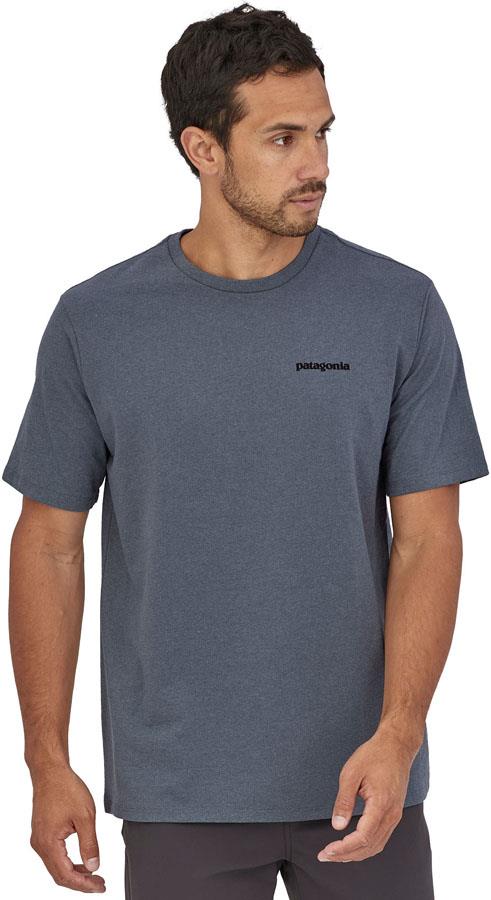 Patagonia Adult Unisex P-6 Logo Responsibili-Tee Crew Neck T-Shirt, S Plume Grey