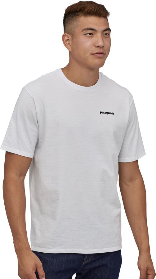 Patagonia P-6 Logo Responsibili-Tee Men's T-Shirt, L White