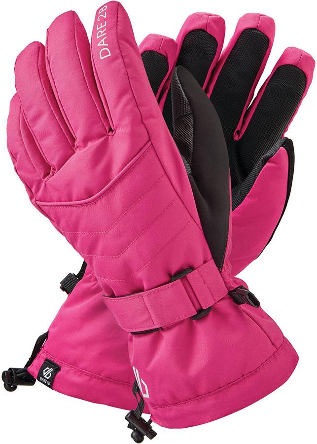 Dare 2b Acute Waterproof Women's Snowboard/Ski Gloves, S Active Pink